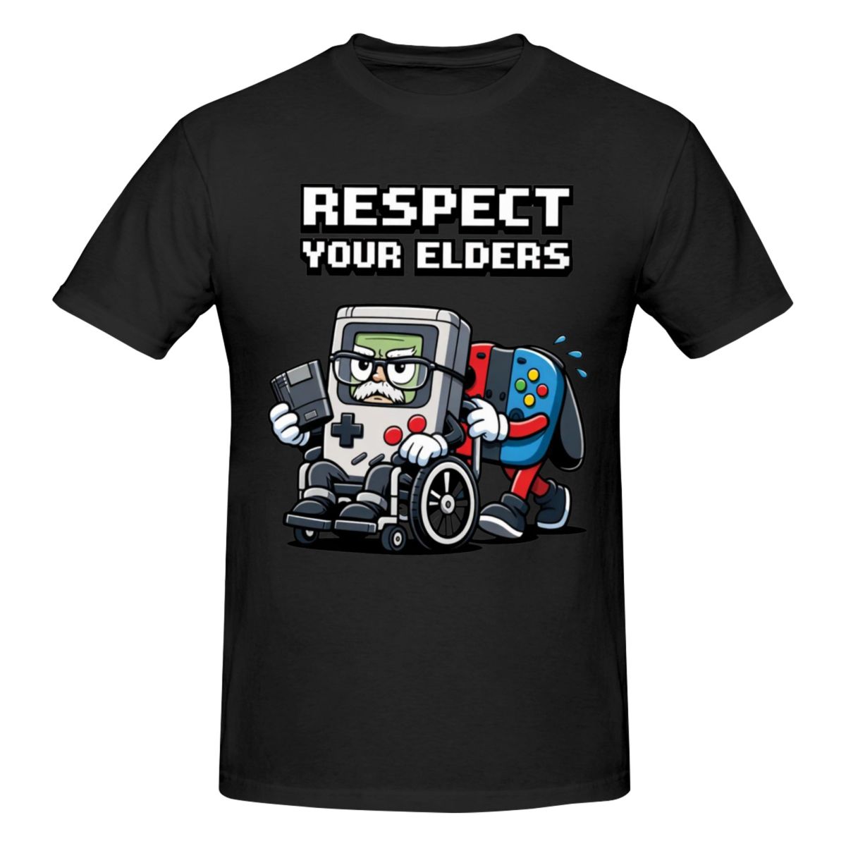 Retro Gaming In 2026 - Kaus Pria Respect Your Elders Gaming