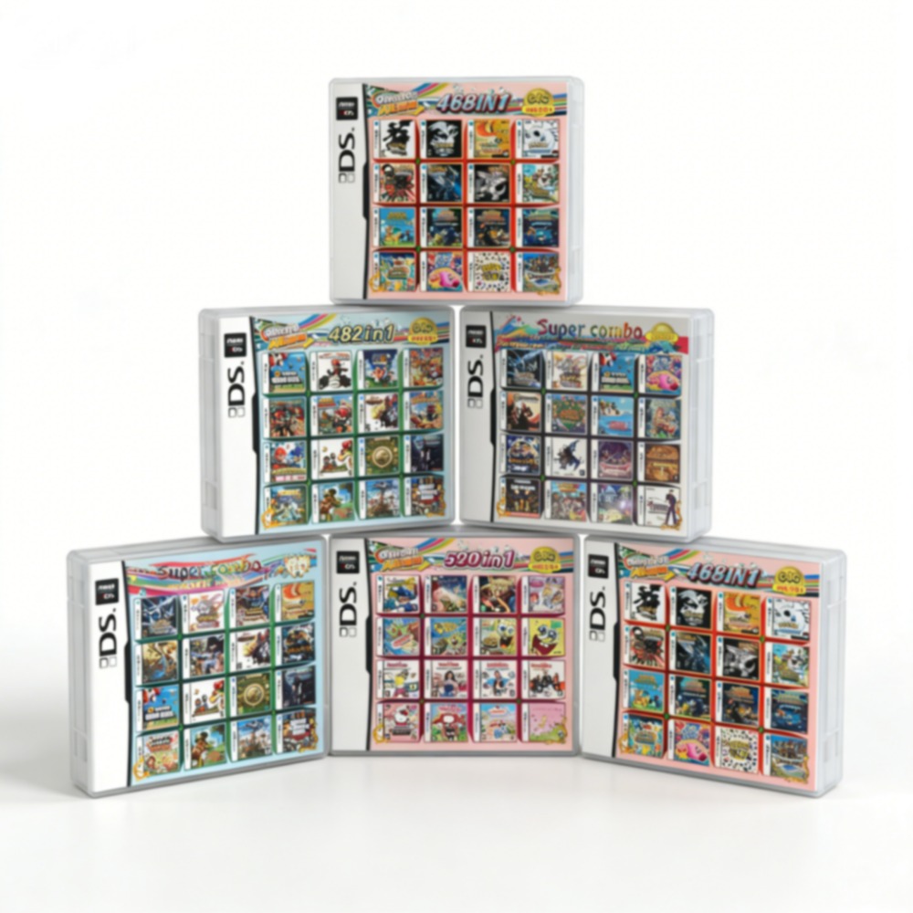 Retro Game Card - •Kartrid Multi-Game Bertema Pokemon Untuk DS/3DS/NDSL/2DS