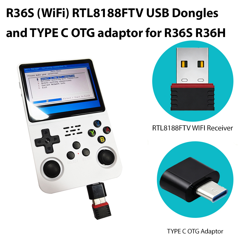 Retro Gaming In 2026 - 2026 R36S (WiFi) Dongle USB RTL8188FTV