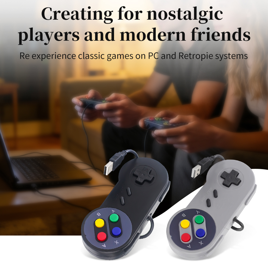 Retro Gaming Windows - Gamepad Retro USB untuk PC NESPi