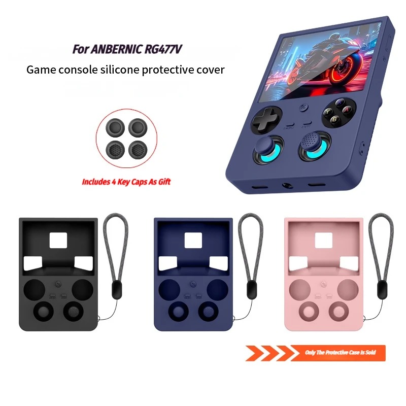 Retro Gaming In 2026 - Untuk ANBERNIC RG477V Casing Pelindung Silikon