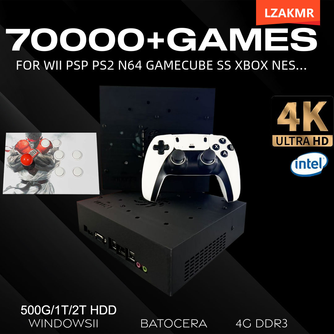 Retro Gaming Windows - Konsol Game Retro 70000+ Game 2TB