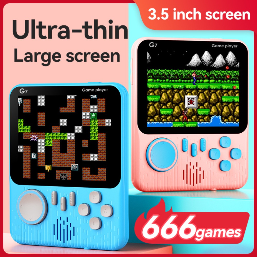 Retro Gaming Download - Konsol Game Genggam Retro G7, LCD