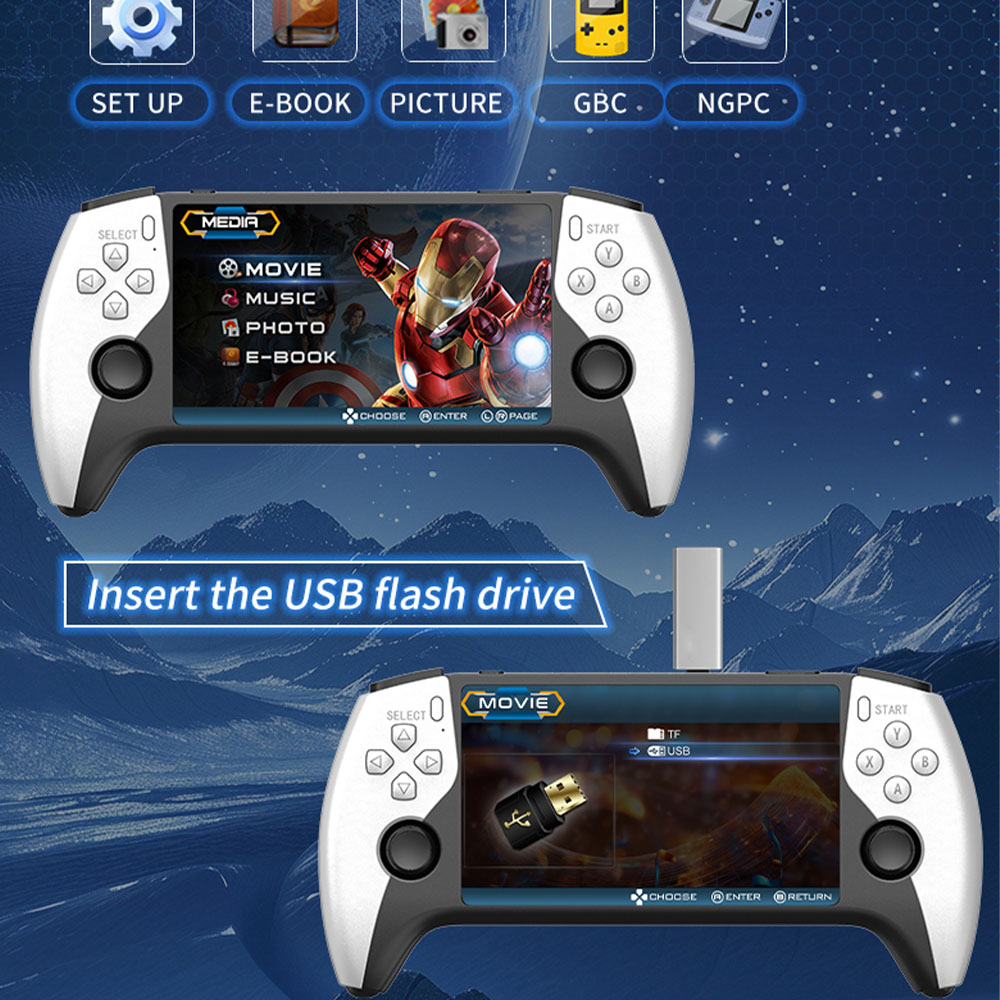Konsol Game Genggam 2026 New S - Retro Gaming Download ulasan dan harga