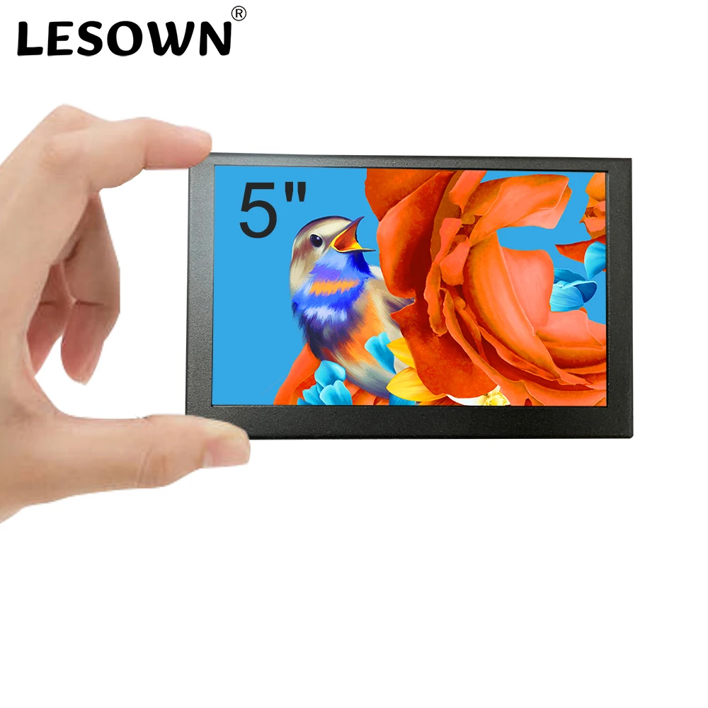 LESOWN Monitor Mini 5 Inci IPS - Retro Gaming Monitor ulasan dan harga
