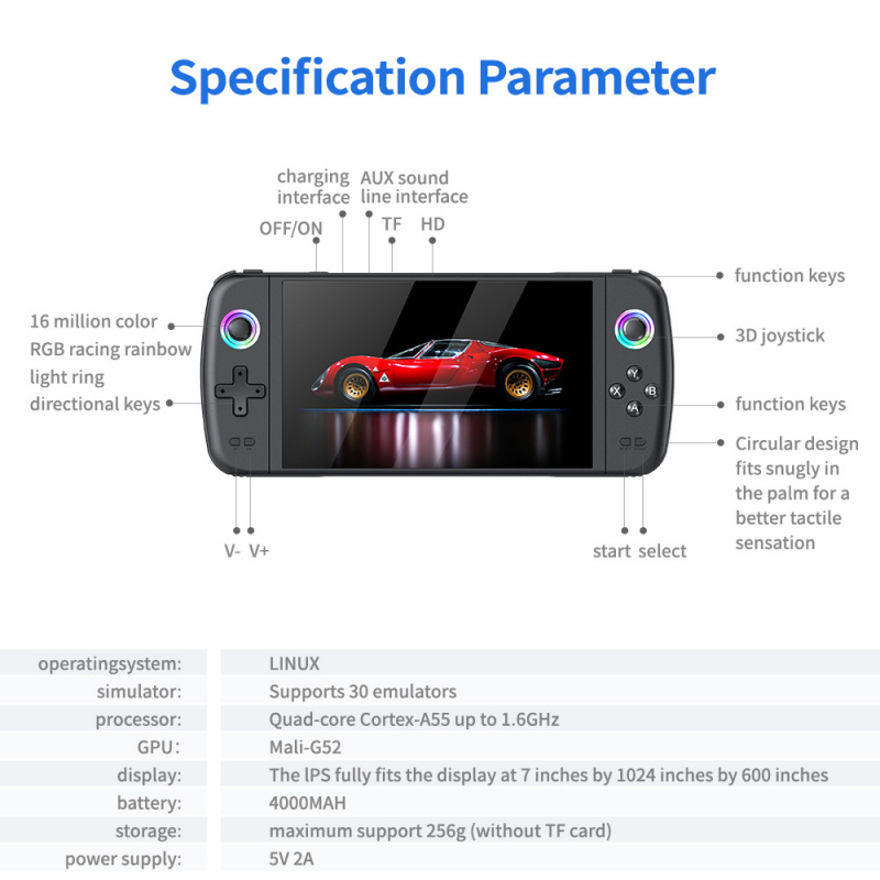 Konsol Game Genggam Layar Besa - Retro Gaming Monitor ulasan dan harga