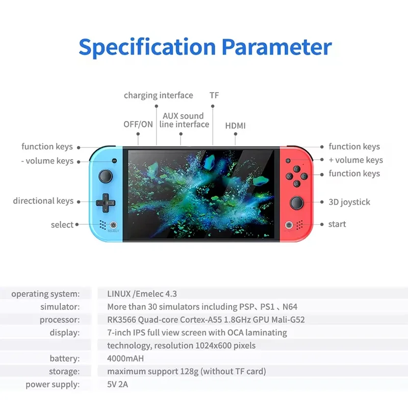 Konsol Game Genggam S M20 Pro  - Retro Gaming Consoles ulasan dan harga