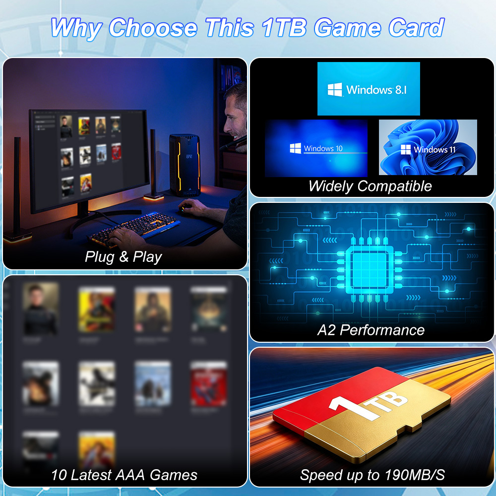 Kartu TF Game JMachen 1TB deng - Retro Gaming Windows ulasan dan harga