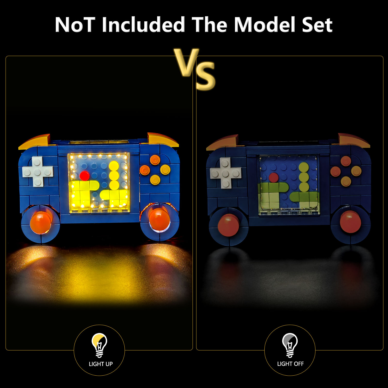 Kit Lampu LED BRIXSPARK untuk  - Retro Gaming Lego ulasan dan harga