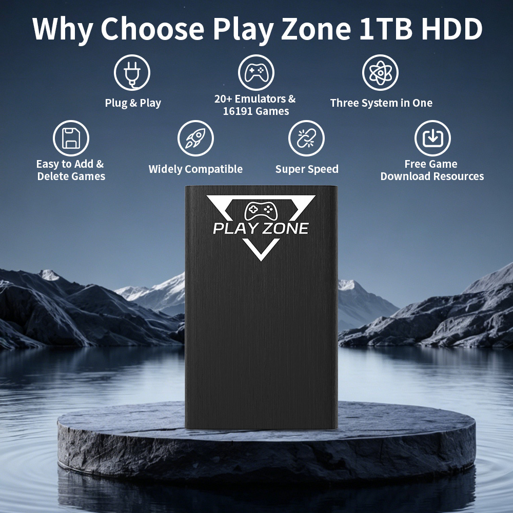 Play Zone 1TB Portable Gaming  - Retro Gaming Ps3 ulasan dan harga