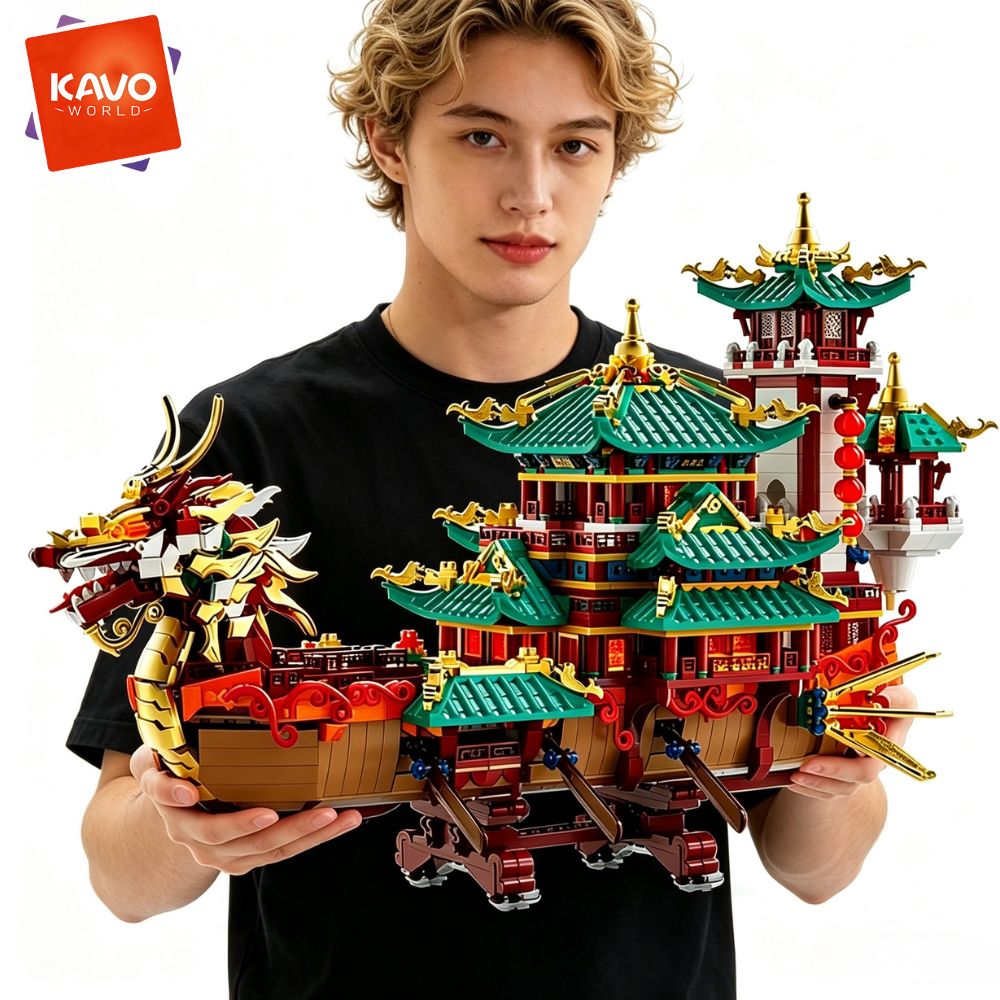KAVOWORLD 2453pcs Blok Banguna - Retro Gaming Lego ulasan dan harga
