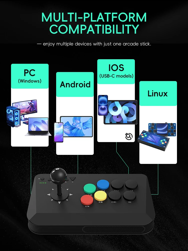Wireless Y3A Max Arcade Stick  - Retro Gaming Download ulasan dan harga